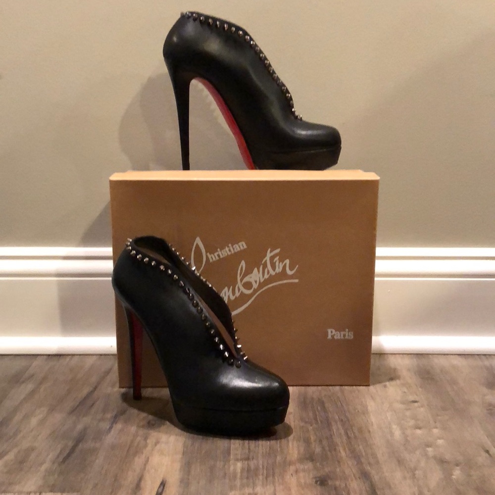 WORN ONCE CHRISTIAN LOUBOUTIN BOOTIES